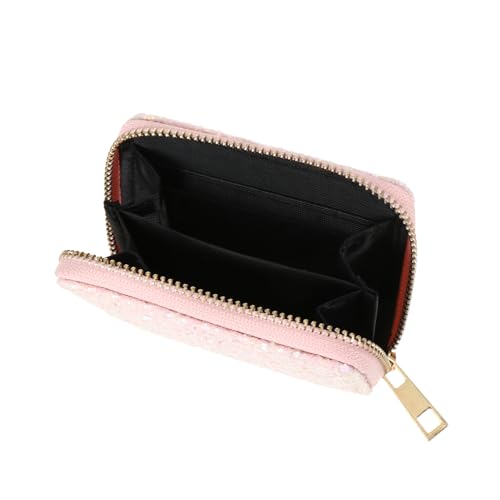 Homoyoyo 1 Stück Geldbörse Taschen Reißverschluss Kosmetiktasche Brieftasche Frauen Riementasche Münzbeutel Portemonnaie Mit Münzfach Damen Einfache Brieftasche Münzbaus Mini Handtasche Pu von Homoyoyo