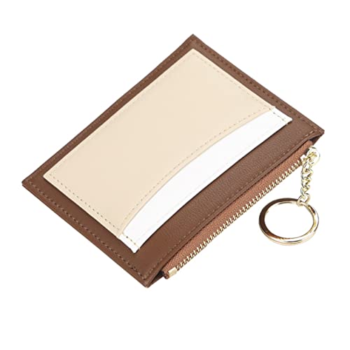 Homoyoyo 1 Stück Geldbörse mit Mehreren Karten Splice-Geldbörse Geldbörse für Frauen Geldbörse mit Reißverschluss für Damen Reißverschluss Brieftasche von Homoyoyo