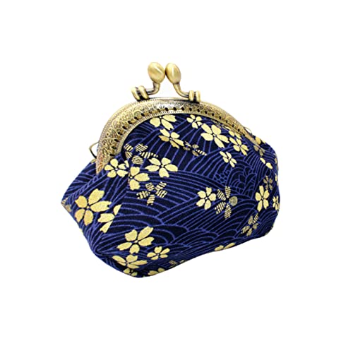 Homoyoyo 1 Stück Kirschblüten Geldbörse Münzgeldbörse Geldbörsenschnalle Geldbörsenschnalle Kleine Schnalle Formelle Clutch Kiss Lock Münzgeldbörsen Retro Geldbörse Vintage von Homoyoyo