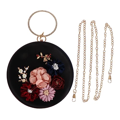 Homoyoyo 1 Stück Kleine Damen Handtasche Clutch Bag mit Blumenmuster Abendtasche für Partys Besondere Anlässe Strapazierfähigem Make Up Kleine Homoyoyo 1 Stück Kleine Damen Handtasche Clutch Bag mit Blumenmuster Abendtasche für Partys Besondere Anlässe Strapazierfähigem Make Up Kleine von Homoyoyo