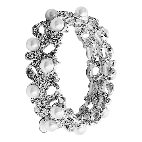 Homoyoyo 1 Stück Perlenarmband uhrenarmbänder Exquisites Armband Armbandkette modisches Armband stilvolle Handkette Brautarmband trendige Handgelenkskette Legierung Silber Homoyoyo 1 Stück Perlenarmband uhrenarmbänder Exquisites Armband Armbandkette modisches Armband stilvolle Handkette Brautarmband trendige Handgelenkskette Legierung Silber von Homoyoyo