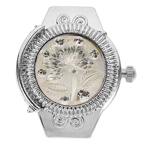 Homoyoyo Ringförmige Uhr Zur Dekoration Ringuhren Für Damen Uhr Im Ringdesign Mit Stilvollem Schmuck Für Alltag Komfortabel Und Langlebig von Homoyoyo