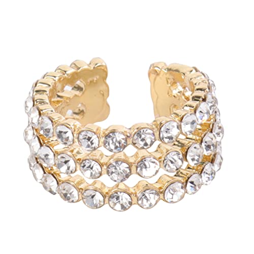 Homoyoyo 1 Stück Shining Ear Clip für Frauen Rhinestone Ohrclips Hochwertigem Legierungsmaterial für Reisen Einkäufe Einfach zu Wunderschöne Fotos zu Machen Homoyoyo 1 Stück Shining Ear Clip für Frauen Rhinestone Ohrclips Hochwertigem Legierungsmaterial für Reisen Einkäufe Einfach zu Wunderschöne Fotos zu Machen von Homoyoyo