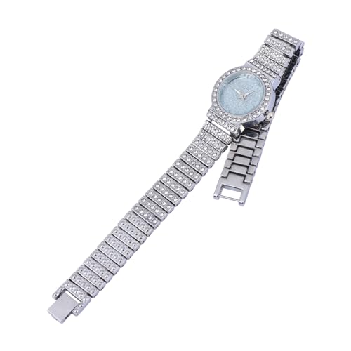 Homoyoyo 1 Stück Stylische Damen Armbanduhr mit Strasssteinen Quarz Uhr für Freizeit Termine Besondere Anlässe Modisches Accessoire für Frauen von Homoyoyo