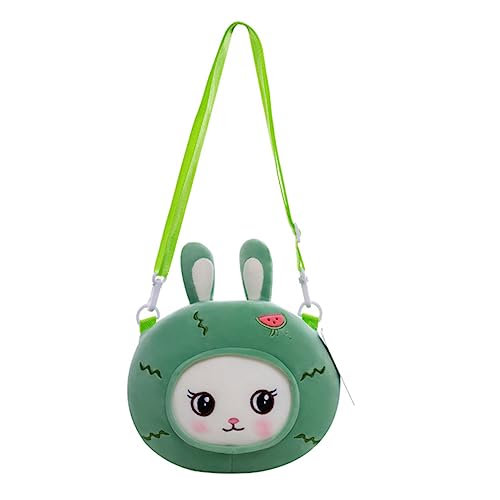 Homoyoyo 1 Stück Umhängetasche Kindertasche Süßer Plüsch Schultüten Kinderbeutel in Hasenform Schultertasche Trendige Tasche in Hasenform Crossbody Bag Daunen Baumwolle Zufällige Farbe von Homoyoyo