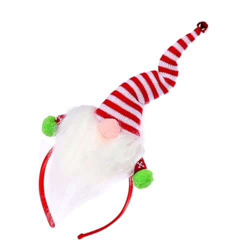 Homoyoyo 1 Stück Weihnachts Haarreif für Lustiges und Haar Accessoire mit Weißem Bart für Weihnachtsfeiern Maskeraden und Geburtstagsfeiern Homoyoyo 1 Stück Weihnachts Haarreif für Lustiges und Haar Accessoire mit Weißem Bart für Weihnachtsfeiern Maskeraden und Geburtstagsfeiern von Homoyoyo