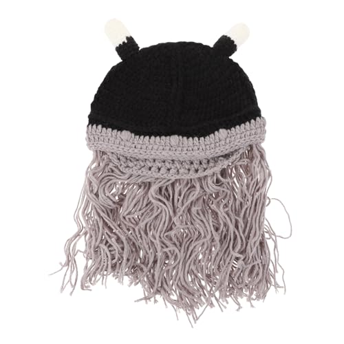 Homoyoyo 1 Stück Wikingerhut Hüte Barthut Requisiten Cosplay Hut Requisiten Kuhhornhut Cosplay Kopfbedeckung Ochsenhornhelm Urlaubspartyhut Rinderhornhelm von Homoyoyo
