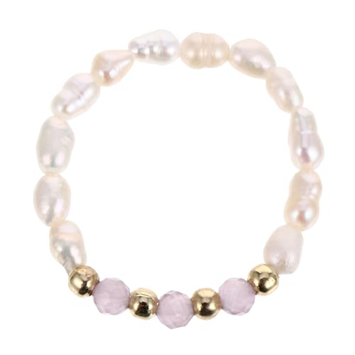 Homoyoyo 1 Stück Wulstige Perlenring Halter Ring für Frauen Kette Bulk-Armbänder Gold damenringe pearl earrings Schmuckring Handgemachter Perlenring Ringzubehör Frauenring Modering Violett Homoyoyo 1 Stück Wulstige Perlenring Halter Ring für Frauen Kette Bulk-Armbänder Gold damenringe pearl earrings Schmuckring Handgemachter Perlenring Ringzubehör Frauenring Modering Violett von Homoyoyo