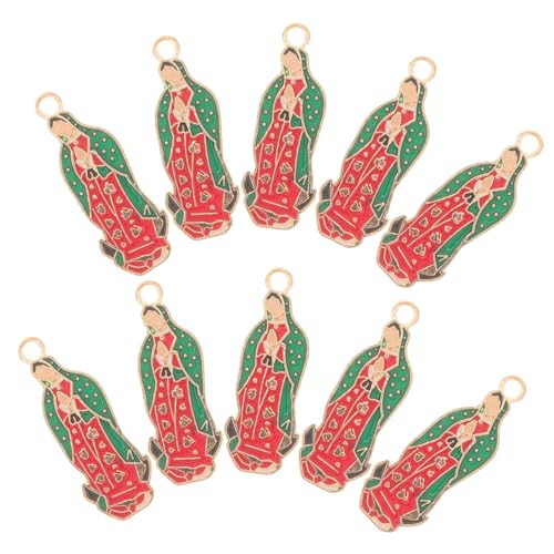 Homoyoyo 10stücke Metall-charms Für Herstellung Von Halsketten Dekorative Schmuck-charms Anhänger Mit Jungfrau Für Basteln von Homoyoyo