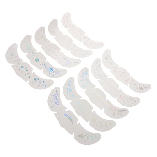 Homoyoyo 10 Stück Freckle Face Sticker Kinderfreundliche Selbstklebende Make-up Patches Verschiedene Designs Festival Cosplay Halloween Gesicht Dekorationen Party von Homoyoyo