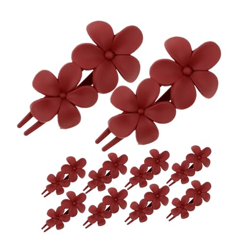 Homoyoyo 10stücke Blumen Seitenschwanz Haarspange Blumenspange Clip Frauen Haarschmuck Haarspangen Clips Haarbeutel Für Damen von Homoyoyo