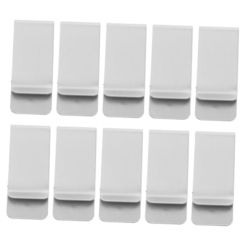 Homoyoyo 10stücke Metall Geldklammer Kartenhalter Minimalistische Geldbörse Stiftklemme Kompakter Geldhalter Für Herren Reisezubehör von Homoyoyo