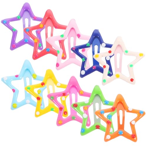Homoyoyo 10 Stück Haarnadel-kopfbedeckung Für Mädchen Zubehör Jay Clip- Mini Clips Knall Haarspangen Schnappen Haarbarrettes Haarspangen Haarspangen Klein Metall von Homoyoyo