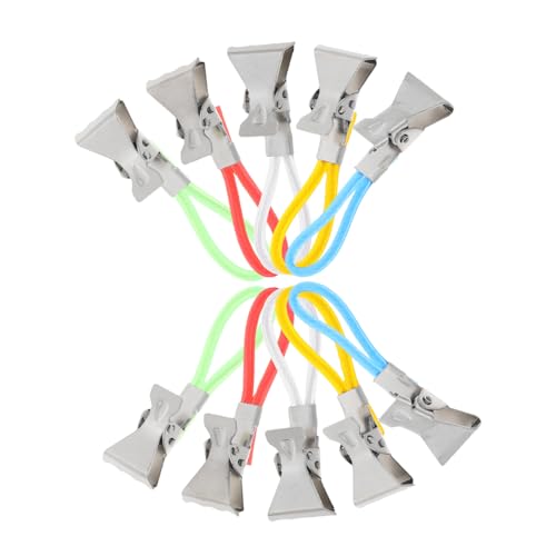 Homoyoyo 10 Stück Handtuchclips Handtuchhalter Handtücher Küchen Aufhängeclips Aufhängering Hakenclips Küchenhandtuch Aufhängeclips Küchenhandtuch Aufhänger Stoff von Homoyoyo