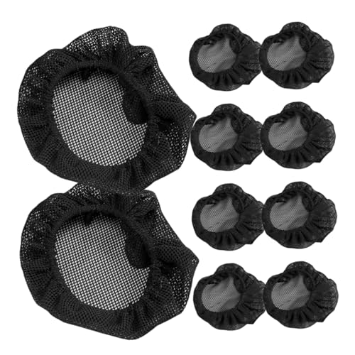 Homoyoyo 10 Stück Teiliges Haarnetz für Ballett Dutt Dünnmaschiges Elastisches Tanz Haarnetz Atmungsaktiv und Leicht Bun Cover für Mädchen und Tanzgruppen von Homoyoyo