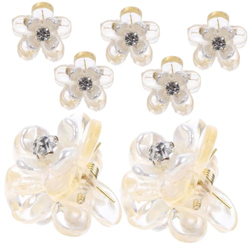 Homoyoyo 10 Stück Teiliges Mini Blumen Haarclip aus Robustem Kleine Haarklammern für Damen und Mädchen Vielseitiger Haarschmuck für Alltag Party und Sport Fester für Verschiedene Frisuren von Homoyoyo