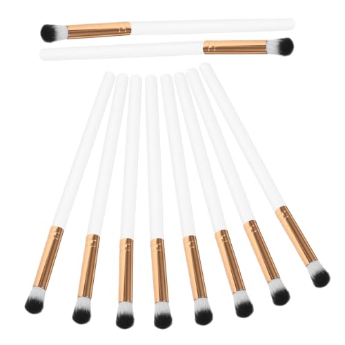 Homoyoyo 10 Stück Teiliges Profi augen make up Weißgold Präzise Lidschatten Konturierungspinsel Wiederverwendbar Ergonomisch Kompakt für Unterwegs für Vielfältige Make up looks Homoyoyo 10 Stück Teiliges Profi augen make up Weißgold Präzise Lidschatten Konturierungspinsel Wiederverwendbar Ergonomisch Kompakt für Unterwegs für Vielfältige Make up looks von Homoyoyo