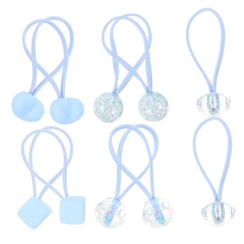 Homoyoyo 10 Stück Teiliges Set Haarbänder Elastische Haargummis für Mädchen Stilvolle Haarringe für für Alltag und Farblich Abgestimmt Kinderbekleidung von Homoyoyo