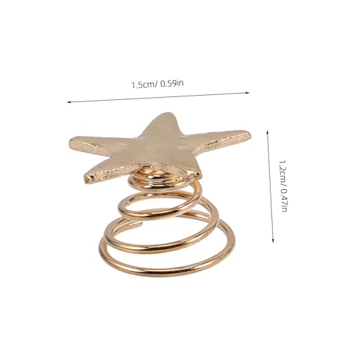 Homoyoyo 10 Stück Teiliges Stern Spiral Haarklammern aus Einfache Haarnadeln mit Sicherem Vielseitige Haar Accessoires für Damen und Mädchen Geeignet für Brautfrisuren und Alltagslooks von Homoyoyo