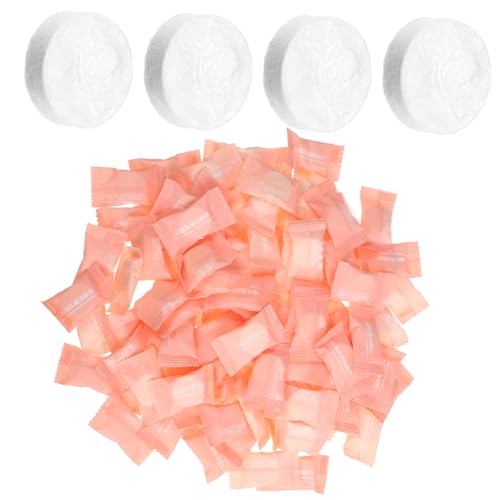 Homoyoyo 100 Stück Einweg Gesichtstücher Komprimierte Handtücher Tragbare Reinigungstücher Einmal Waschlappen Schnell Expandierend Platzsparend Für Reisen Camping und Alltag von Homoyoyo