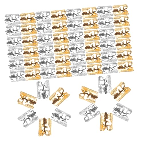 Homoyoyo 100 Stück Haar Manschetten aus Leichtem Metall Haarschmuck für Zöpfe und Dreadlocks Dekorative Haarringe in Gold und Silber Vielseitige Flecht accessoires für Alltag Party und von Homoyoyo