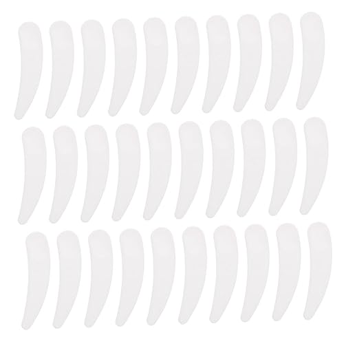 Homoyoyo 100 Stück Kosmetikspatel für Gesichtscreme und Augencreme Glatte Oberfläche Hygienischer Löffel für Make Up und Hautpflege Handlich für Reisen und Tägliche Anwendung von Homoyoyo
