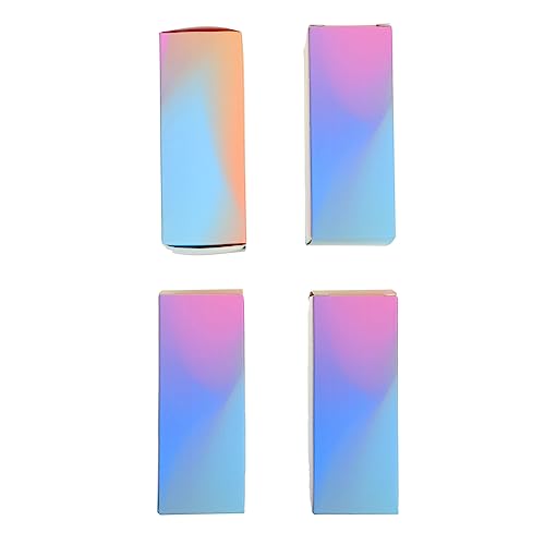 Homoyoyo 100 Stück Leere Lippenstiftboxen Set Diy Papier Halter für Lippenstift Lipgloss Robuste Kosmetik Organizer mit Dekorativen Mustern für Lippenpflege und Schmuckaufbewahrung von Homoyoyo