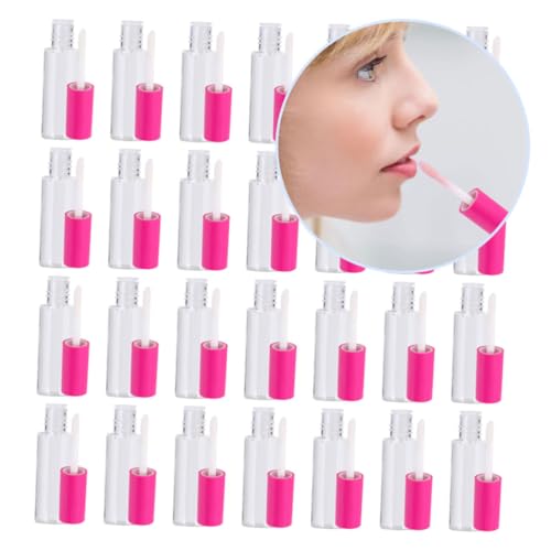 Homoyoyo 100 Stück Lipgloss Flaschen Lippenbehälter 8ml Wiederverwendbare Selbstgemacht Kosmetikflaschen Mit Abdeckung Für Reisen Transparent Und Langlebig Für Damen Und Mädchen von Homoyoyo