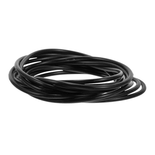 Homoyoyo 100 Stück Silikon Jelly Armbänder und Haargummis Schwarz Retro Jahre Stil Leichtes Vielseitiges Damen Schmuckset für Partys und Alltag Homoyoyo 100 Stück Silikon Jelly Armbänder und Haargummis Schwarz Retro Jahre Stil Leichtes Vielseitiges Damen Schmuckset für Partys und Alltag von Homoyoyo