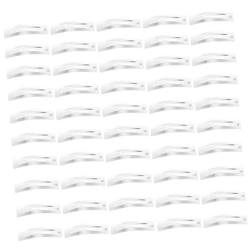 Homoyoyo 100 Stück Teiliges Haarspangen Rechteckig aus Robustem DIY Haarschmuck Zubehör für Mädchen Rutschfeste Haarklammern zum Basteln und Styling Langlebig und Vielseitig Einsetzbar von Homoyoyo