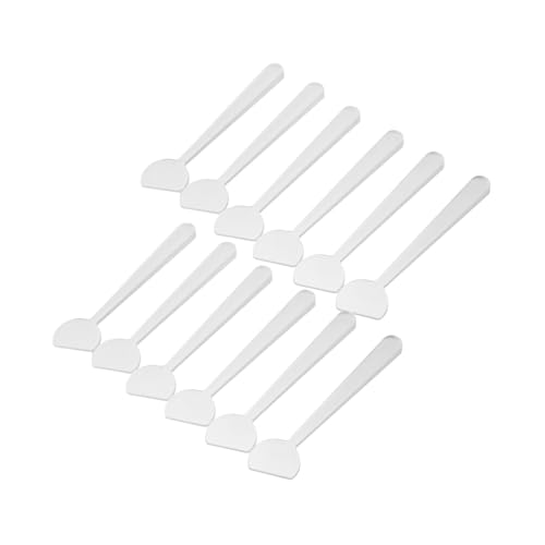 Homoyoyo 100 Stück Teiliges Kosmetikspatel aus Kunststoff Präzise Gesichtspflege spatel für Cremes und Masken Kompakter DIY Makeup Löffel für Exakte Dosierung und Einfache Anwendung von Homoyoyo
