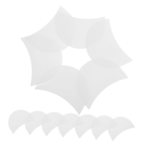 Homoyoyo 100 Stück Teiliges Lidschatten Schutzpads Lidschattenschild Augen Make Up Schablonen Augenkontur Klebepads für Präzises Eyeliner Styling und Schutz Empfindlicher Haut von Homoyoyo