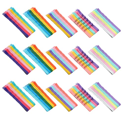 Homoyoyo 100 Stück Teiliges Macaroon Haarklammern Bunte Haarspangen für Mädchen Damen Vielseitige Haarschmuck Accessoires Modische Leichte Langlebige Clips für Alltag und Party von Homoyoyo