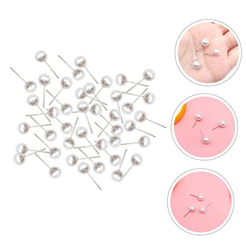 Homoyoyo 100stücke Hängeohrringe Mit Perlen Trendige Ohrringe Für Damen Perlenohrringe Lange Ohrringe Ohrringschmuck Für Besondere Anlässe von Homoyoyo