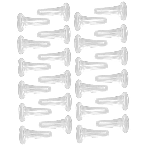 Homoyoyo 100 Stück Transparente Ohrringstopper Aus Kunststoff Weiche Ohrstecker Verschlüsse Für Selbstgemacht Schmuck Sicher Und Hypoallergen Für Damen Ersatz Für Ohrstecker Und von Homoyoyo