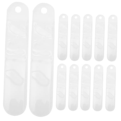Homoyoyo 100 Stück Transparente Stift Tasche Robuste Federmäppchen für Kugelschreiber und Bleistifte Praktische Stifthülle für Schule und Büro als für Freunde und Familie von Homoyoyo