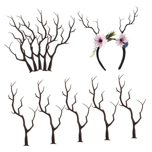 Homoyoyo 10St gefälschter Zweig weihnachten basteln bastelmaterial weihnachten xmas decoration Vase füllende Zweige gefälschte Äste Hirschgeweih Weihnachtsbaum künstliche Zweige Harz Black von Homoyoyo