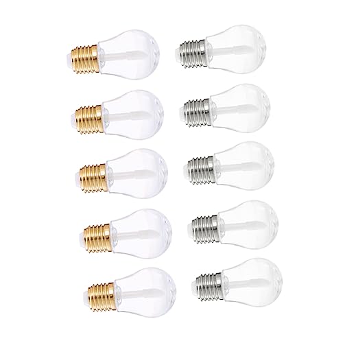 Homoyoyo 10Stücke Birnenförmige Leere Lip Gloss Rohre Mini Lippenbalsam Container mit Bürsten Wiederverwendbare Lippenglanzflaschen für DIY Reisen und von Homoyoyo