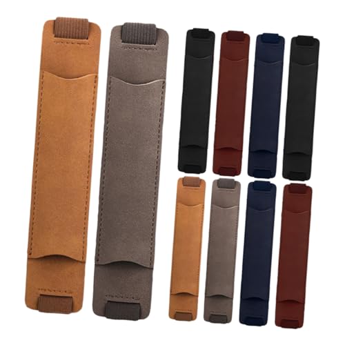Homoyoyo 10stücke Pu Leder Stifthalter Mit Elastischem Band Vintage Pen Pouch Für Notizbücher Und Journale Für Business Und Reisen Schützt Ihre Stifte Zuverlässig von Homoyoyo