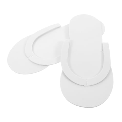 Homoyoyo 12 Paare Einweg EVA Badeschlappen Damen Herren Faltbare Rutschfeste Schnell Trocknende Hausschuhe für Spa Reisen und Zuhause Praktische Leichte Slipper im Flipflop design von Homoyoyo