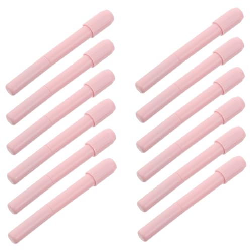Homoyoyo 12 Stück Augenbrauenstift-Verlängerung Stiftenhalter skizzieren bleistifthalter bleistift verlängerungsstange Aufsätze für Bleistifte Zeichenstift-Verlängerer Abs Rosa von Homoyoyo