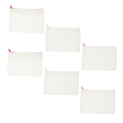 Homoyoyo 12 Stück Teiliges Canvas Federmäppchen Quadratisch Leichte Stifttasche mit Glattem Reißverschluss Robuste Schreibwarenbox für Schule Büro Farblich Sortiert Zufällige Farbe von Homoyoyo