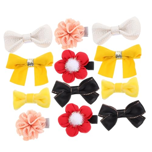 Homoyoyo 12 Stück Teiliges Haarspangen für Mädchen Niedliche Blumen und Schleifen Haarklammern Langlebig und Rutschfest Vielseitig für Junge Mädchen und für Geburtstag und Weihnachten von Homoyoyo