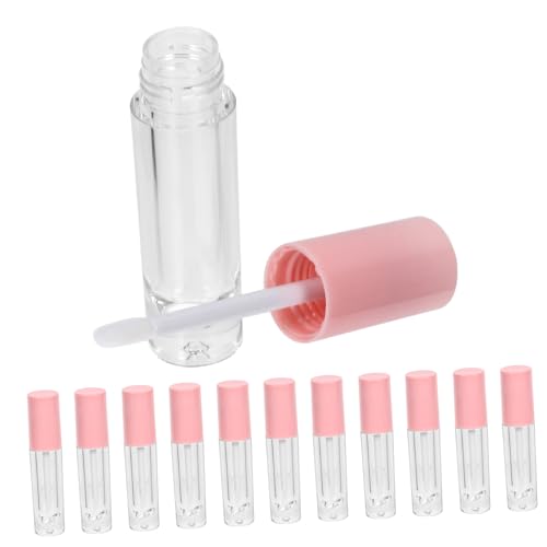 Homoyoyo 12 Stück Teiliges Leere Lippenstift Tuben aus Tragbare Wiederverwendbare Lip Gloss Behälter Auslaufsicher zum Nachfüllen und Reisen von Homoyoyo