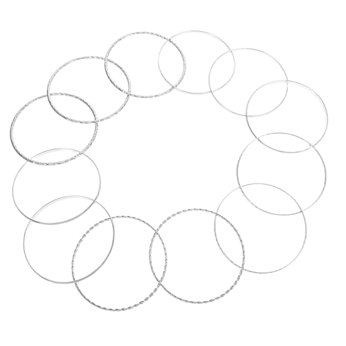 Homoyoyo 12stücke Teiliges Armreif-set Für Damen Stapelbar Strukturierte Armbänder Vintage-boho-schmuck Für Hochzeit Party Alltag von Homoyoyo