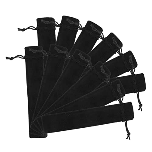 Homoyoyo 12Stücke Teiliges Stiftbeutel Aus Strapazierfähigem Fleece Mit Kordelzug Für Stifte Kugelschreiber Und Bleistifte Als Geschenkverpackung Für Schule von Homoyoyo