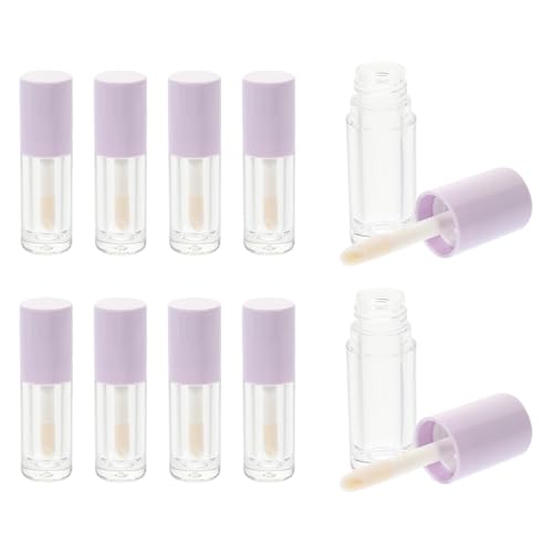 Homoyoyo 14 Stck Leere Lip Gloss Röhrchen Transparente Kunststoffbehälter mit Wands für DIY Lippenpflege Nachfüllbar und Tragbar für Aufbewahrung von Homoyoyo