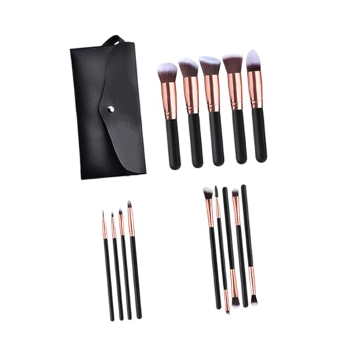 Homoyoyo 14 Stück Teiliges Make Up Pinselset mit Praktischer Tasche Vielseitige Kosmetikpinsel für Foundation Concealer Lidschatten und Blush Leicht zu Reinigen Wiederverwendbar für Frauen Homoyoyo 14 Stück Teiliges Make Up Pinselset mit Praktischer Tasche Vielseitige Kosmetikpinsel für Foundation Concealer Lidschatten und Blush Leicht zu Reinigen Wiederverwendbar für Frauen von Homoyoyo