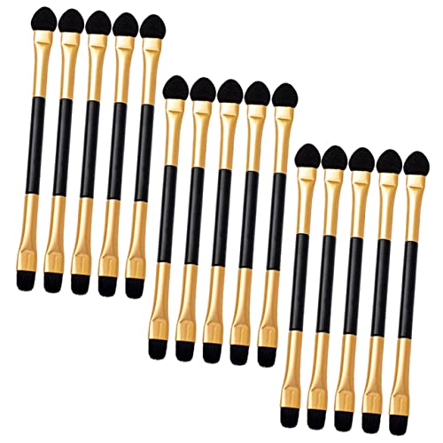 Homoyoyo 15 Stück Doppelseitige Lidschatten Applikatoren für Augen Make Up Leicht und Tragbar Vielseitig Einsetzbar für Lidschatten Lippen und Mehr für Zuhause und Profis Make Up Zubehör von Homoyoyo
