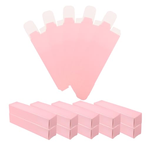 Homoyoyo 15 Stück Teiliges Lippenstift Verpackungsboxen aus Papier Stilvolle und Robuste Leere Lipgloss Röhrenboxen Einfach zu Montierende Kosmetikverpackung für Lippenpflegestifte Rosa von Homoyoyo